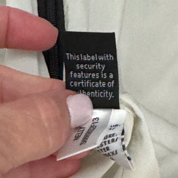 Diane vonFurstenberg DVF NWT Nelly Racing Tweed Peach Mini Skirt Pockets Size 14 - Picture 11 of 12